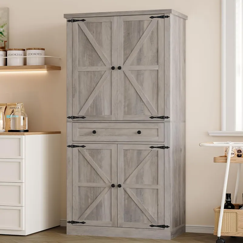 BORNOON Pantry Organizers and Storage Cabinet